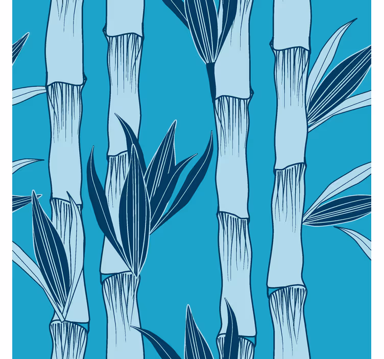 Tapete Blätter botanische stämme - TenStickers