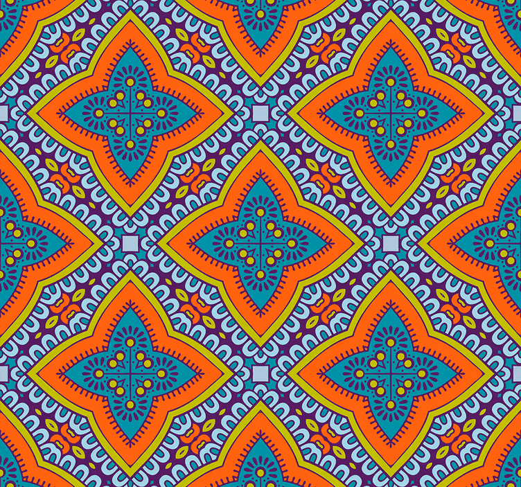 Tapete geometrisch dekor mit geometrischem muster - TenStickers