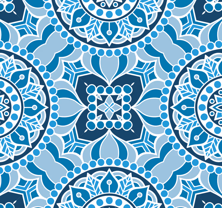 Ziertapete mandala-stil - TenStickers