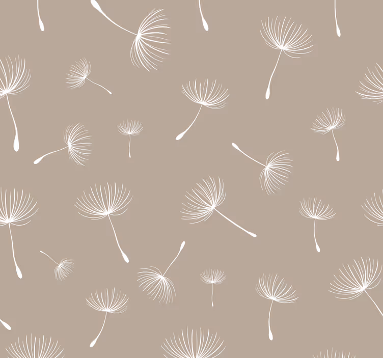 Pusteblumen Samen Blumentapete - TenStickers