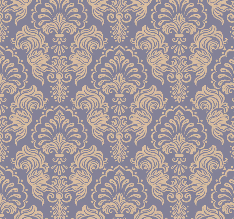 Vintage Tapete Barockstil - TenStickers