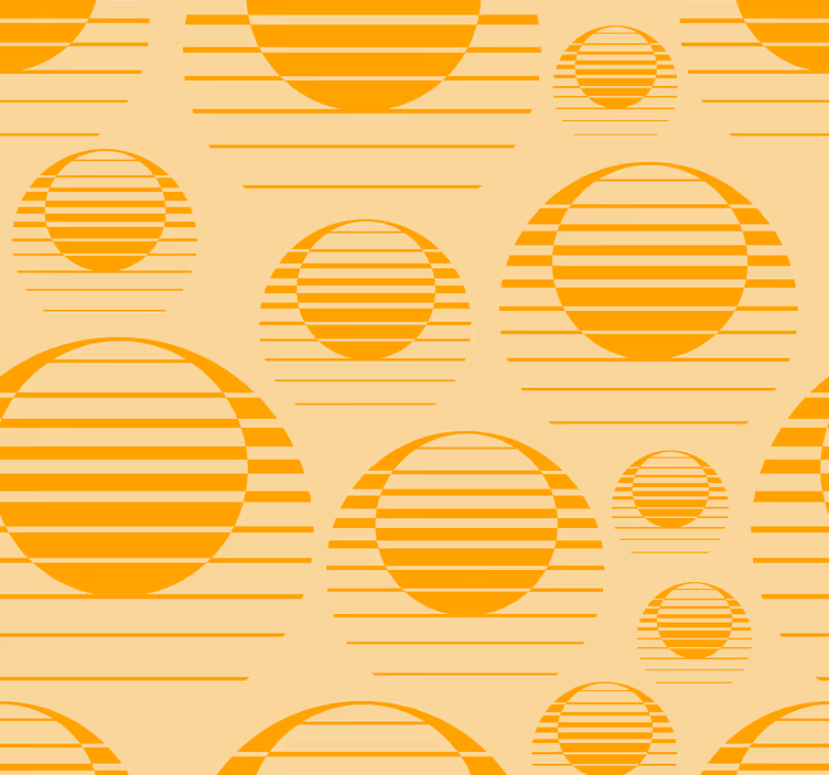 Weitere vintage tapeten sonnenlichtgelbes muster - TenStickers