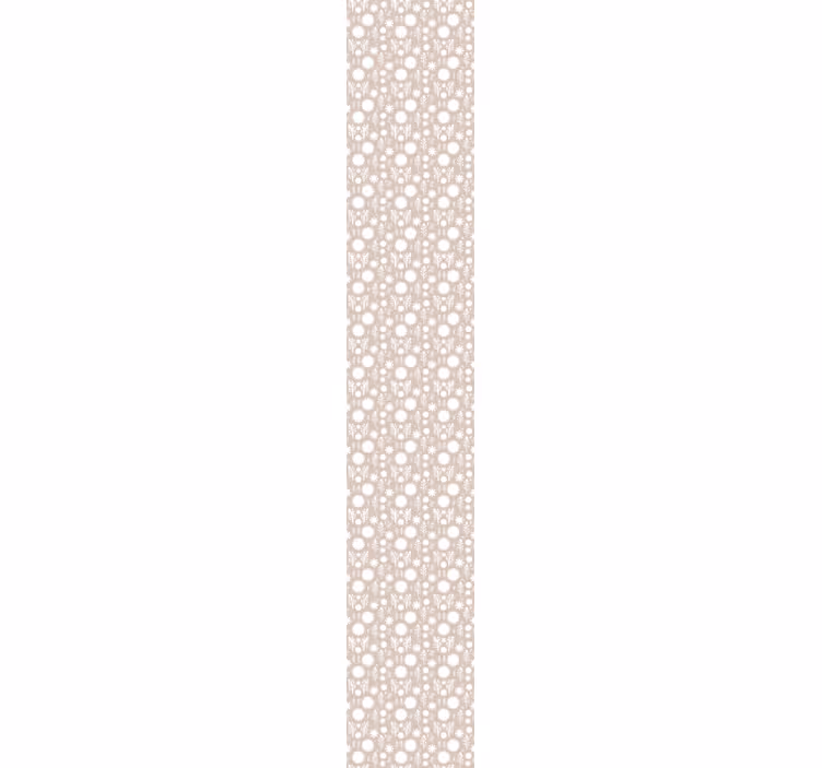 Pflanzen Tapete Beige blumig - TenStickers