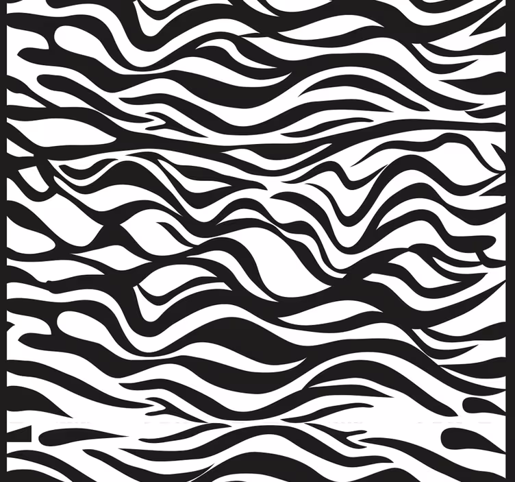 Zebra-Streifenmuster - TenStickers
