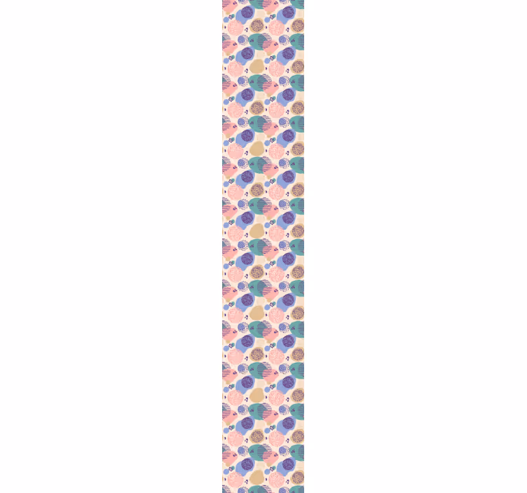 Tapete Kreise polka-textur-mischung - TenStickers