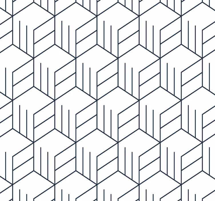 Tapete geometrisch geometrisches linienmuster - TenStickers