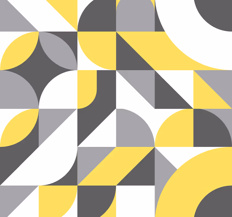 Tapete geometrisch geometrische kurven - TenStickers