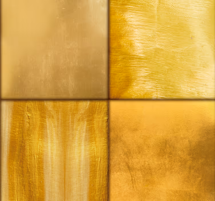 Mustertapeten Betonoptik Golden Basilisk - TenStickers