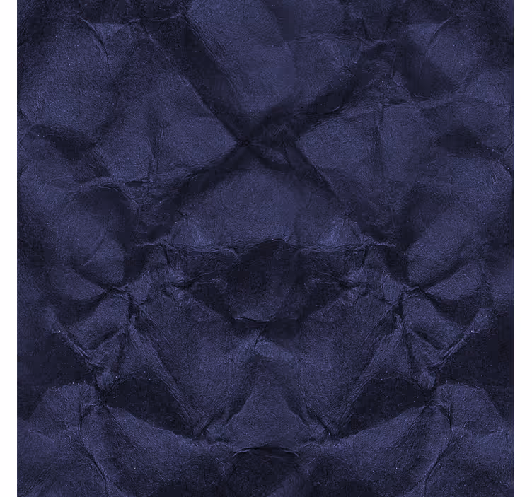 Abstrakte blaue Krepp Tapete - TenStickers