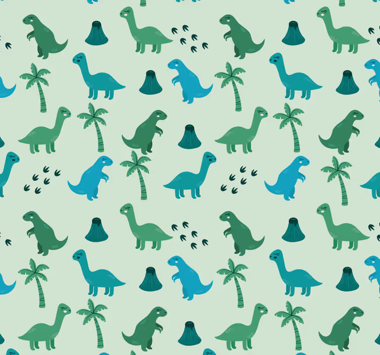 Dino Tapete dinosaurier-motive - TenStickers