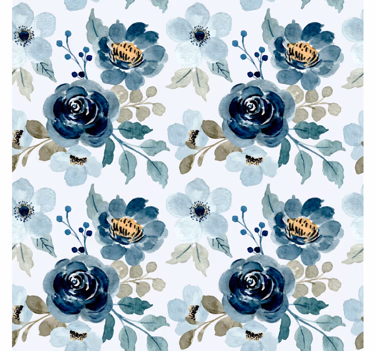 Blumentapete blumenstrauß-motiv - TenStickers