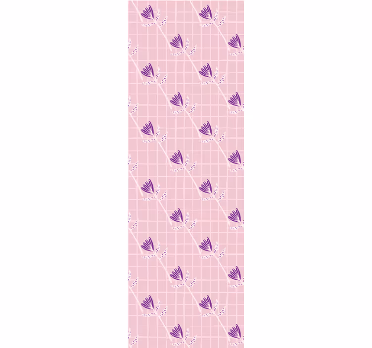 Tapete geometrisch geometrisches blumenmuster - TenStickers