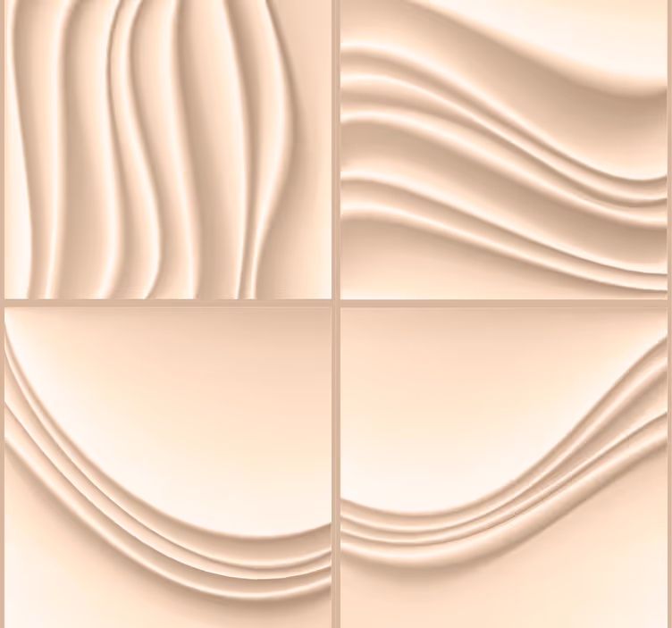 Satin Traum abstrakte Tapete - TenStickers