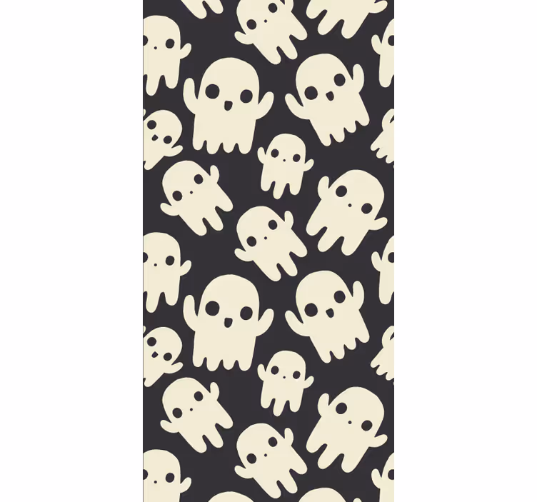 Tapete Halloween totenkopf-muster - TenStickers
