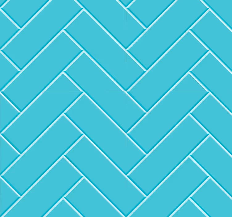 Tapete geometrisch im chevron-muster - TenStickers