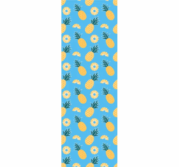 Tapete Tiere tropischer ananas-druck - TenStickers