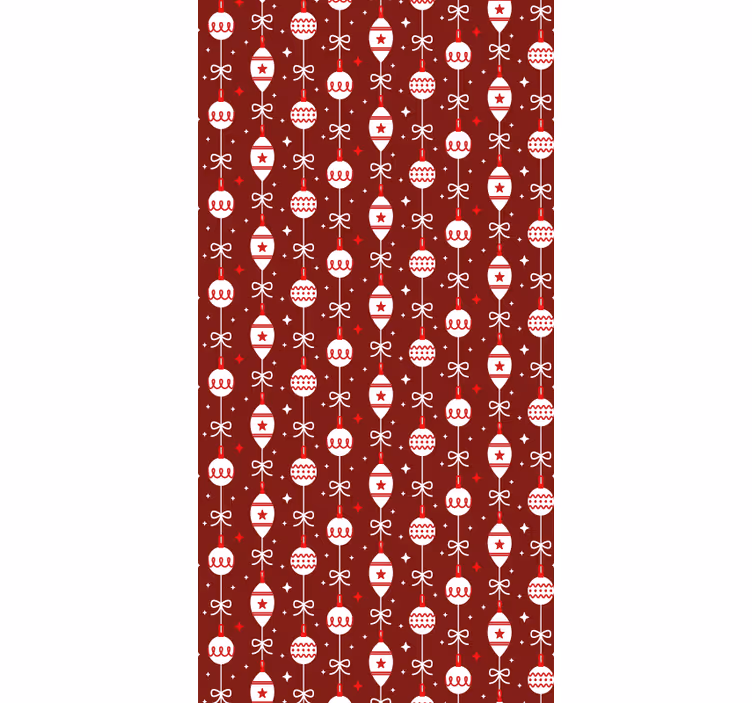 Weihnachtstapete festliches totenkopf motiv - TenStickers