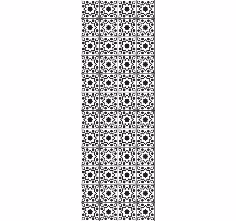Tapete Fliesen geometrisches fliesenensemble - TenStickers