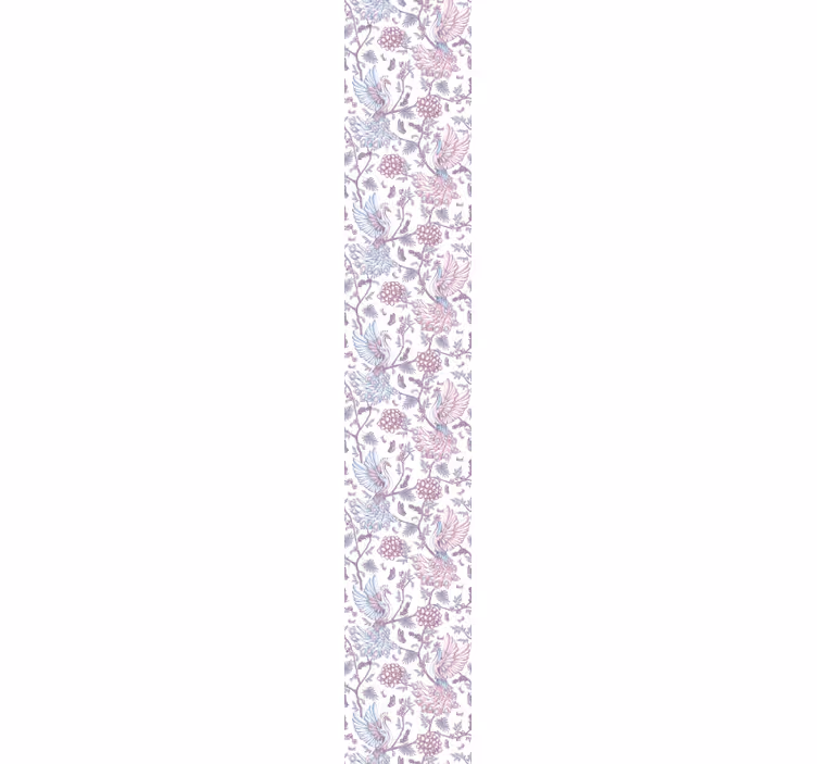 Ornament Tapete dekorative vogel eleganz - TenStickers