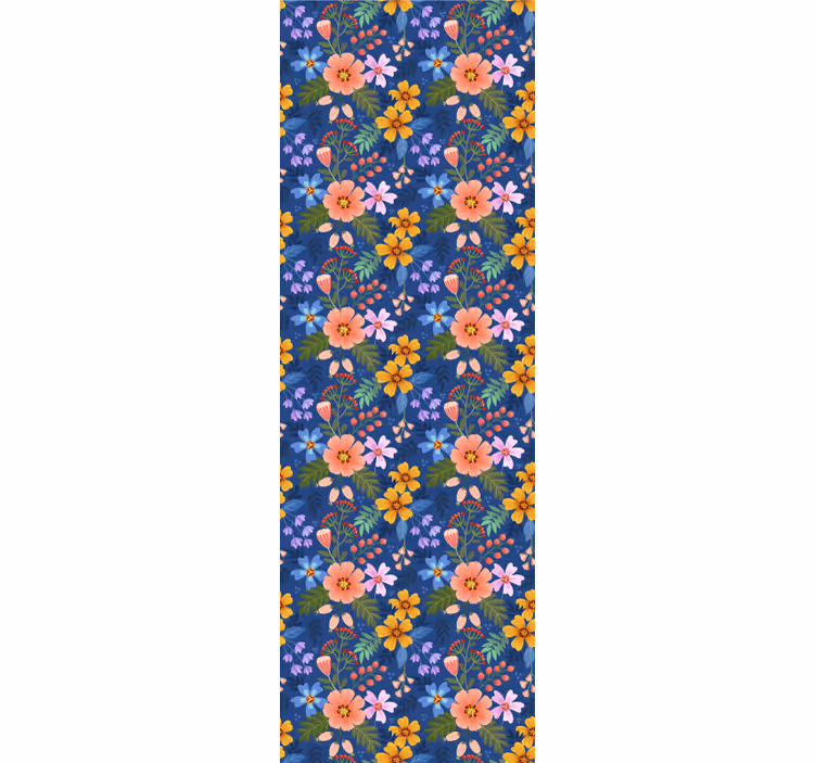 Blumentapete blumenstrauß muster - TenStickers