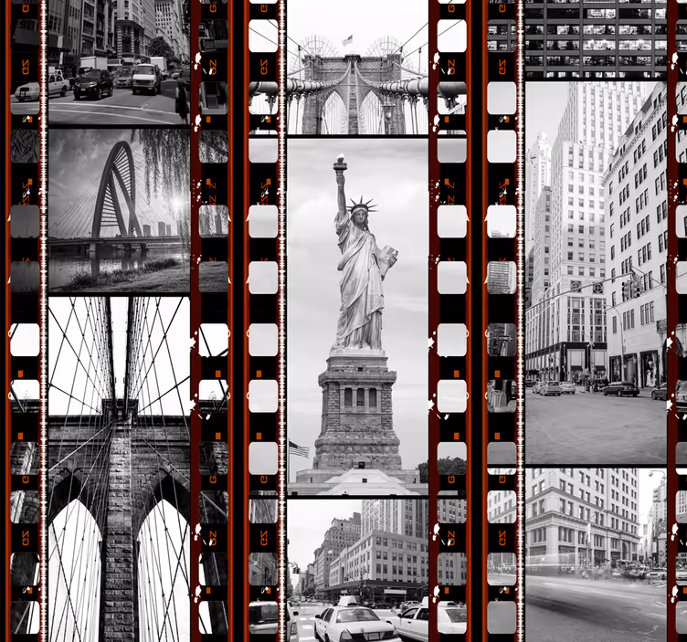 Tapeten kunst New York City - TenStickers