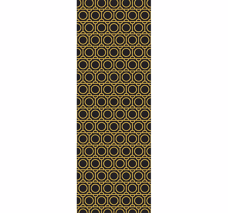 Tapete geometrisch geometrische ringe - TenStickers