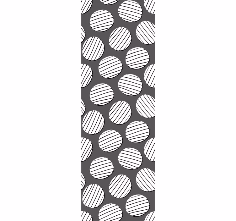 Tapete geometrisch geometrisches kreismuster - TenStickers