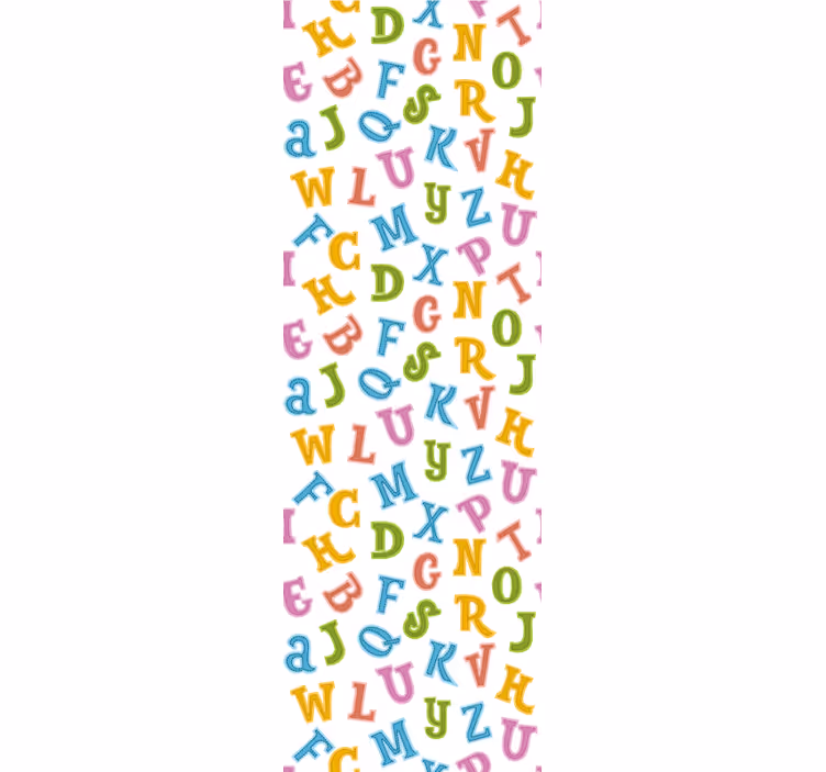 Buchstaben Tapete Alphabet für kinder - TenStickers