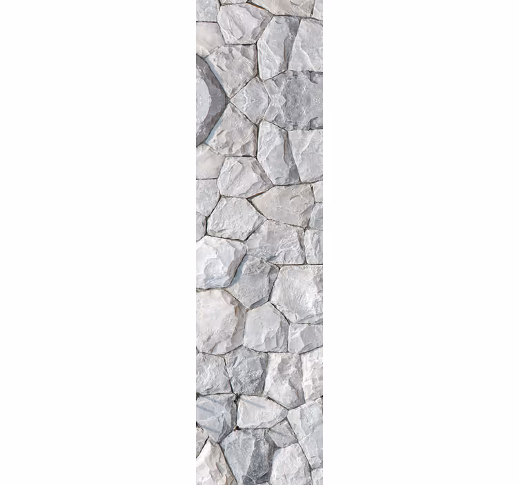 Tapete Steinoptik Graue Steinmauer - TenStickers
