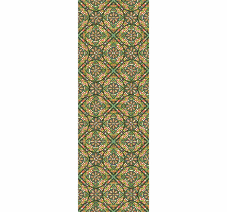 Ornament Tapete verzierte geometrische - TenStickers