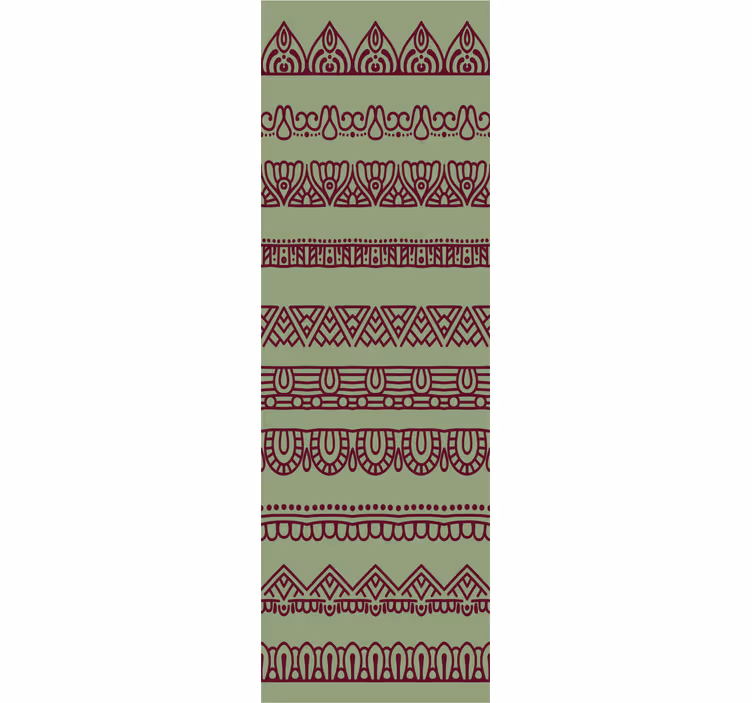Ornament Tapete verzierte randmuster - TenStickers