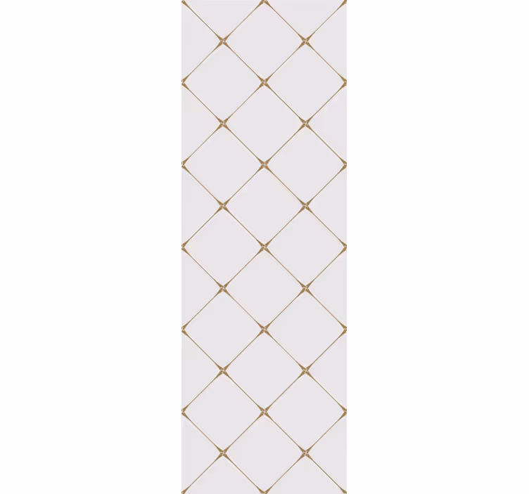 Tapete Quadrate geometrische rautenlinien - TenStickers