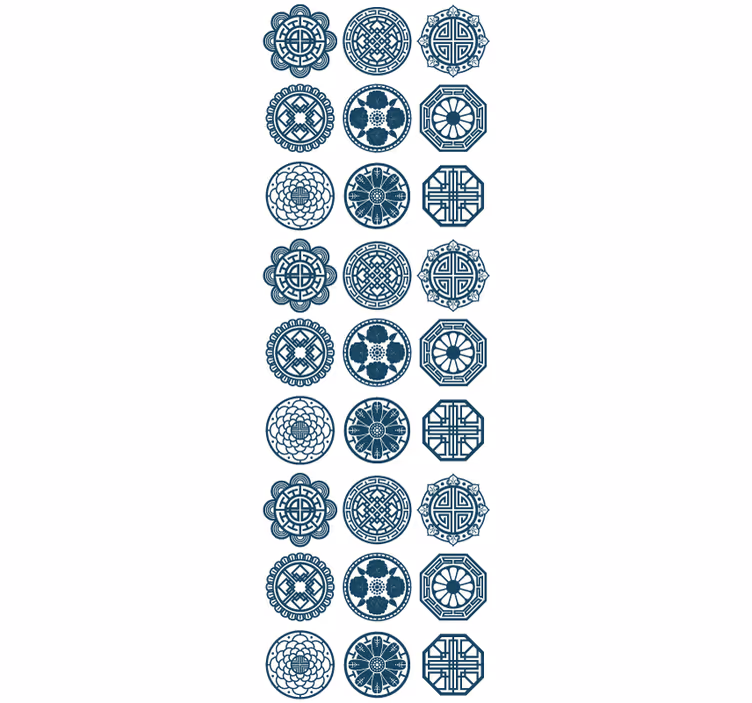 Tapete Fliesen geometrische fliesenmuster - TenStickers
