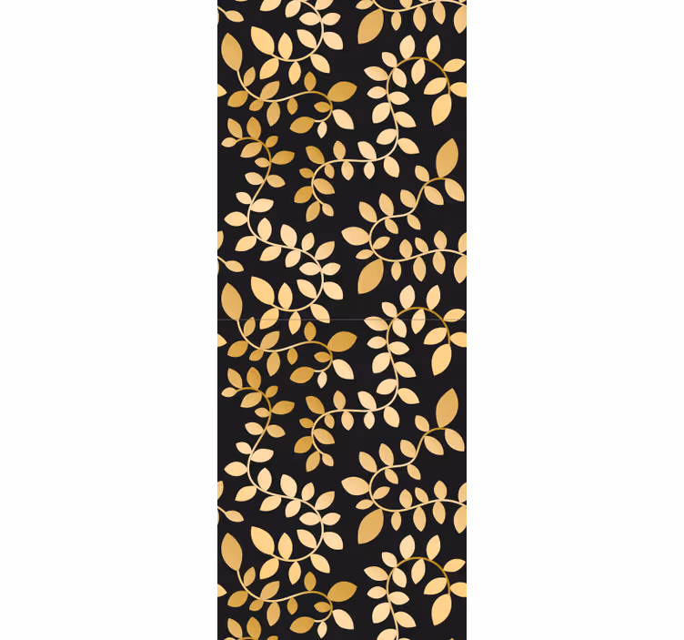 Tapete Natur Goldenes blatt - TenStickers
