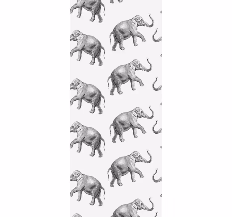 Tapete Elefant elefantenwiederholung - TenStickers