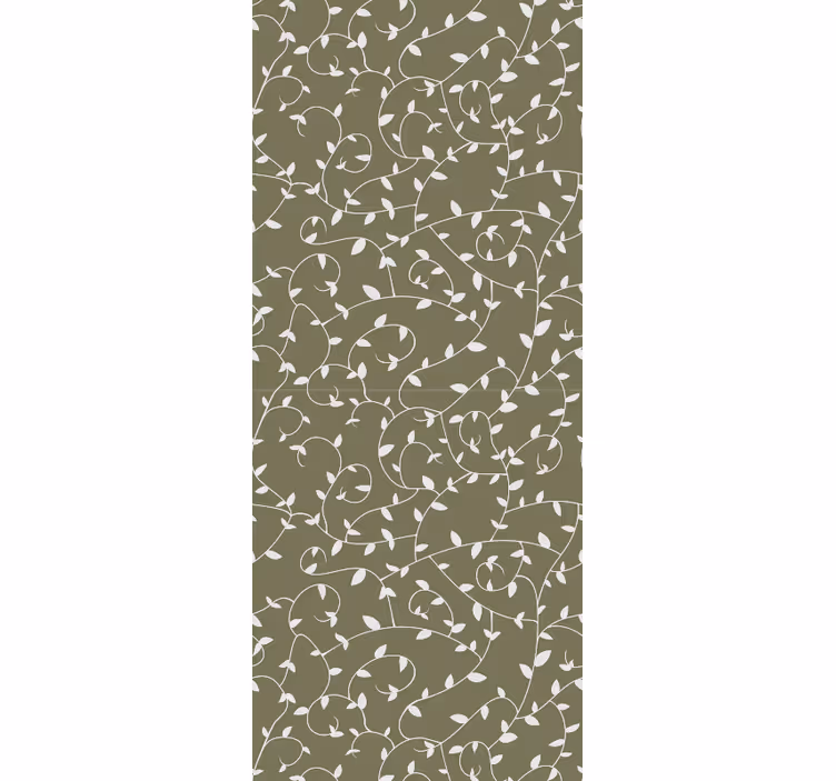 Ornament Tapete botanische wirbel - TenStickers