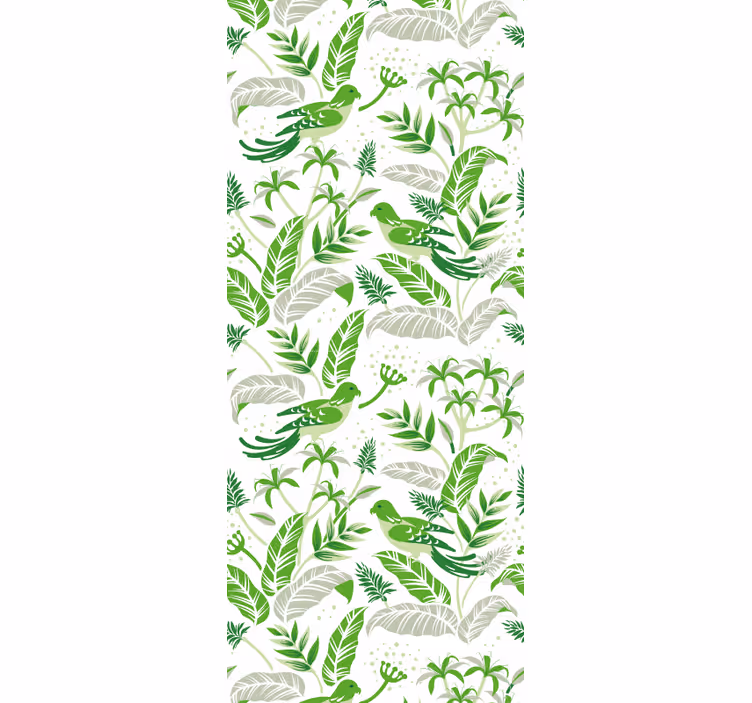 Tapete Blätter botanisches motiv - TenStickers