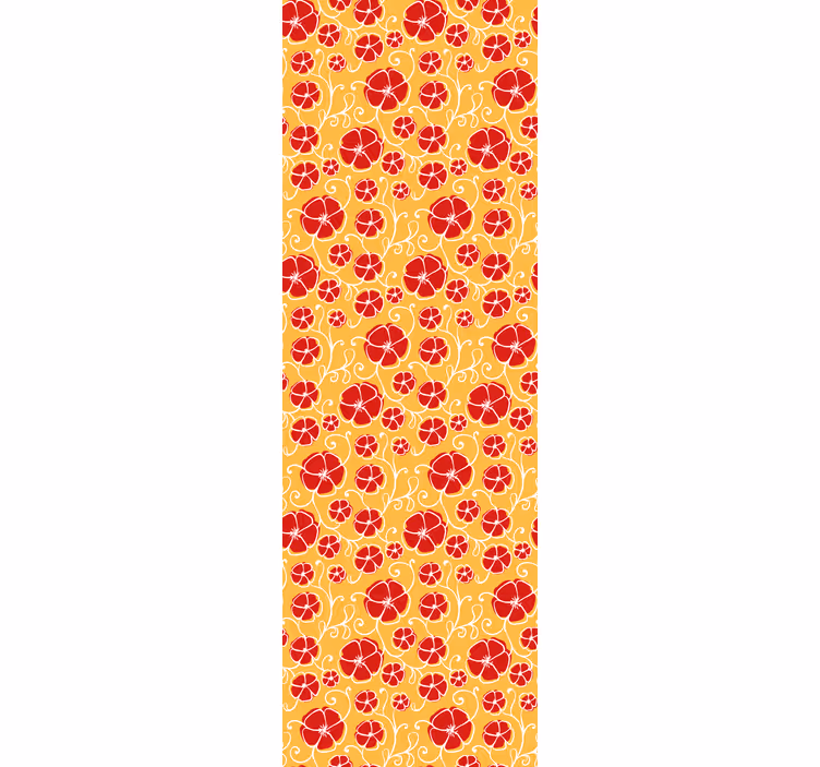 Ornament Tapete verziertes zitrusmuster - TenStickers