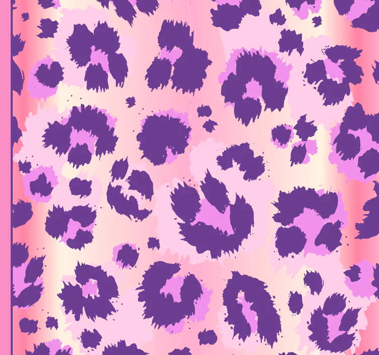 Rosa Fell abstrakte Tapete - TenStickers
