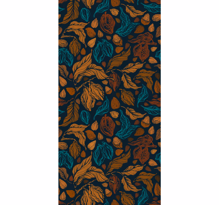 Tapete Natur blumen natur muster - TenStickers