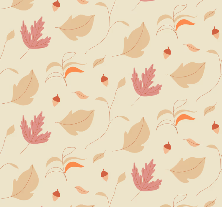 Fototapete Natur Herbstblätter - TenStickers