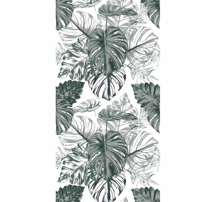Tapete Blätter monstera-laub - TenStickers
