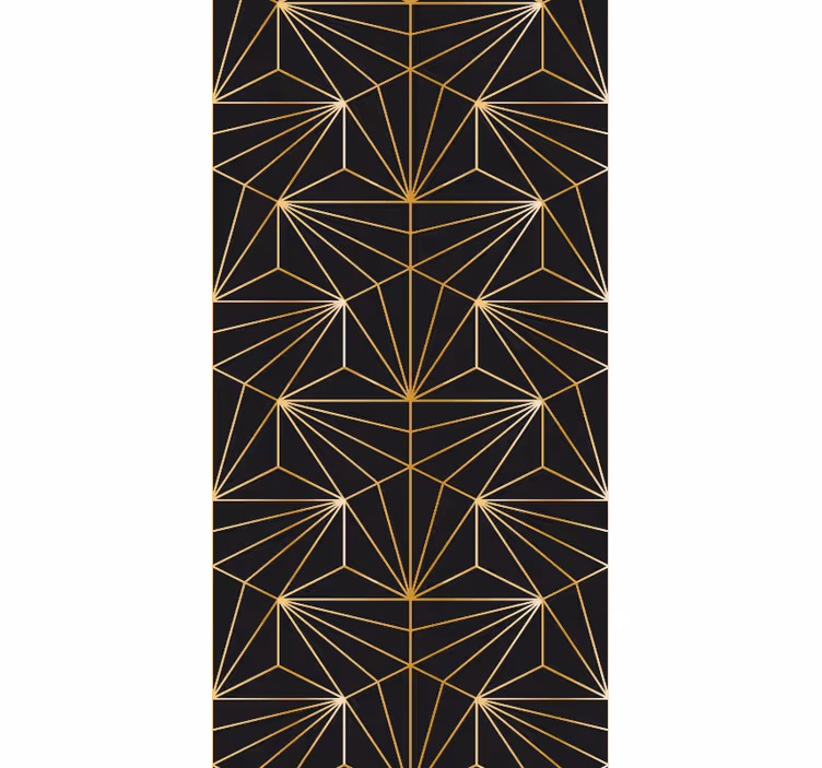 Tapete geometrisch geometrische linien fusion - TenStickers