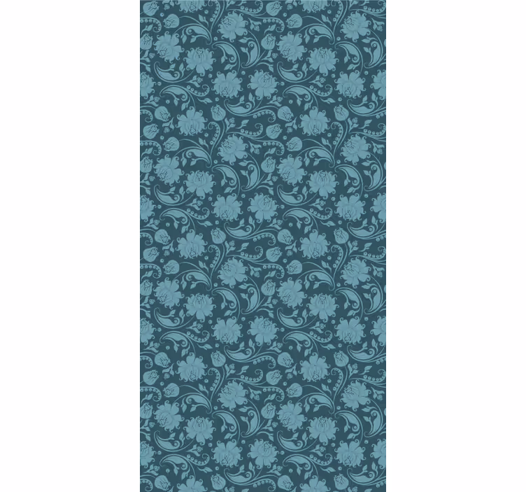 Tapete florale Ornamente verziertes schnörkelmuster - TenStickers