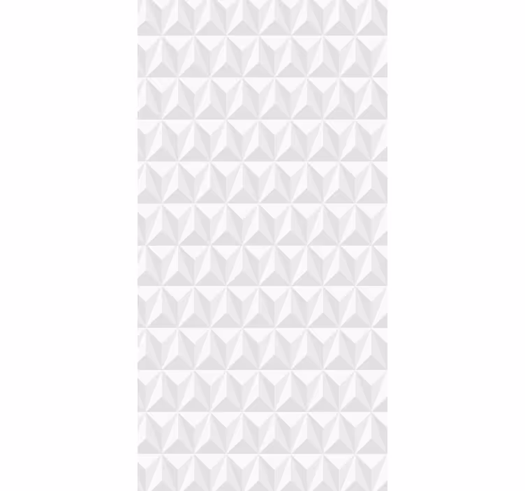Tapete weiß geometrische wand - TenStickers