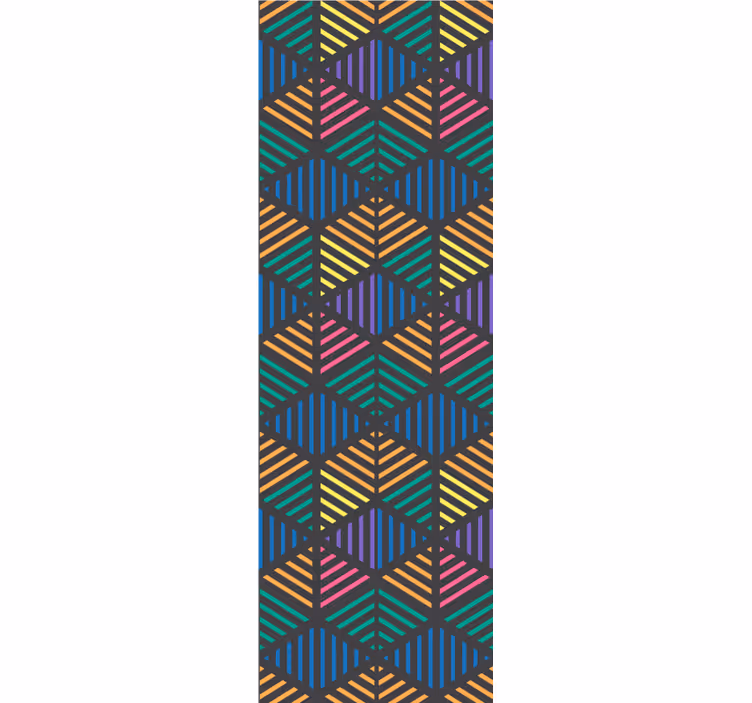 Tapete geometrisch geometrisches streifenmuster - TenStickers