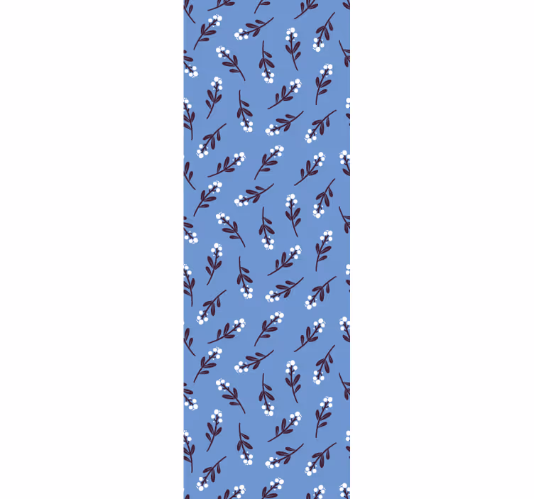 Blumentapete blumenzweig-motiv - TenStickers