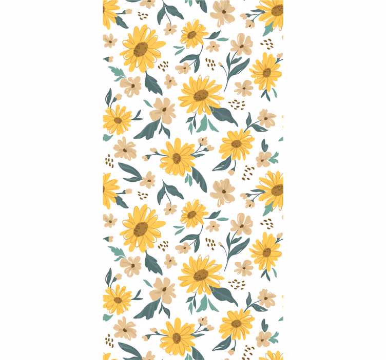 Blumentapete blumenarrangement - TenStickers