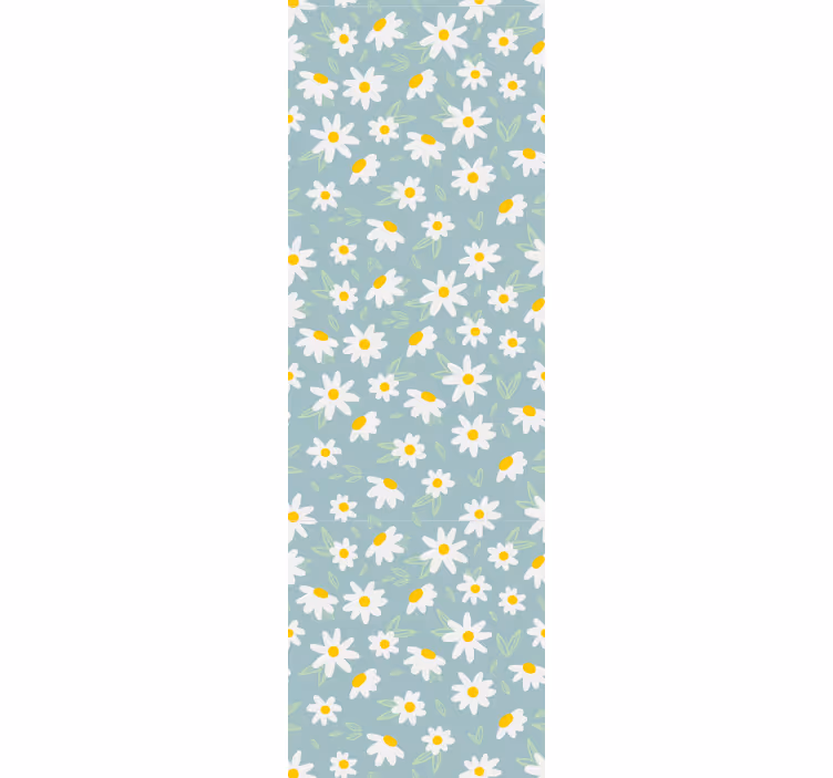 Blumentapete gänseblümchen-muster - TenStickers