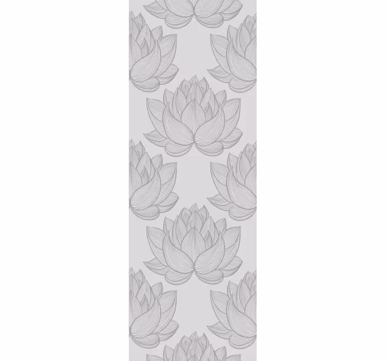Blumentapete lotusblüten - TenStickers